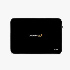 "PORTAL TO IDEAS!" Laptop Sleeves:Bold M...