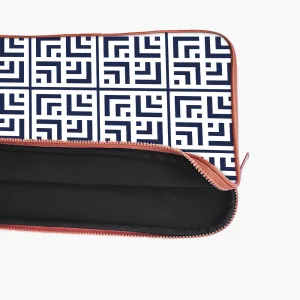 "SQUARE THEME ABSTRACT" Laptop Sleeves:Bold Modern Design for Every Size