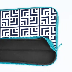 "SQUARE THEME ABSTRACT" Laptop Sleeves:Bold Modern Design for Every Size