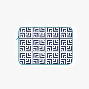 "SQUARE THEME ABSTRACT" Laptop Sleeves:Bold Modern Design for Every Size