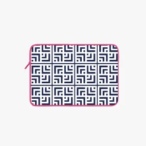 "SQUARE THEME ABSTRACT" Laptop Sleeves:Bold Modern Design for Every Size