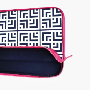 "SQUARE THEME ABSTRACT" Laptop Sleeves:Bold Modern Design for Every Size