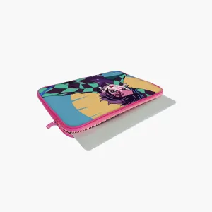 "TANJIRO KAMADO : DEMON SLAYER ANIME  THEME" Laptop Sleeves: Bold Modern Design for Every Size