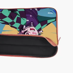 "TANJIRO KAMADO : DEMON SLAYER ANIME  THEME" Laptop Sleeves: Bold Modern Design for Every Size