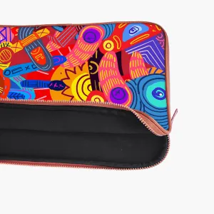 "Abstract Art Work" Laptop Sleeves:Bold Modern Design for Every Size