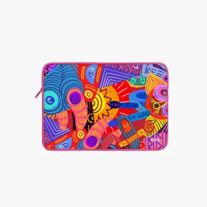"Abstract Art Work" Laptop Sleeves:Bold Modern Design for Every Size