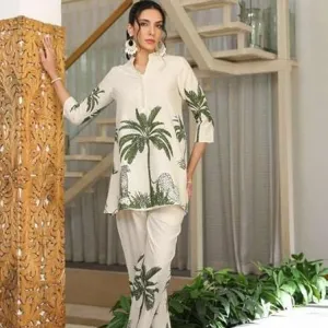 Women's Cotton Floral Printed Straight S...