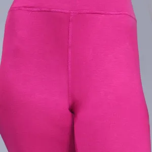 Bamboo Fabric Yoga Pant Bold Fuchsia Soft Activewear