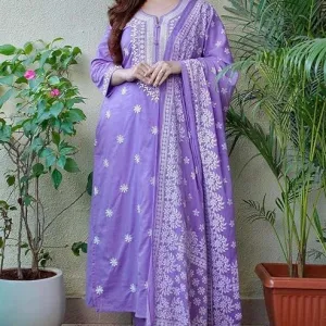 Women’s Cotton Floral Printed Straight K...