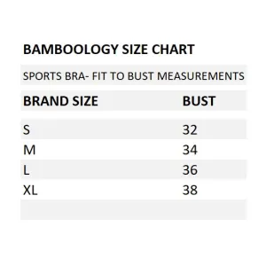 Bamboo Fabric Sports Bra Non Wired Seamless for Women