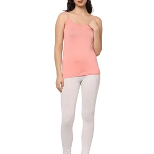 Peach Bamboo Fabric Camisole for Women Soft Daily Wear