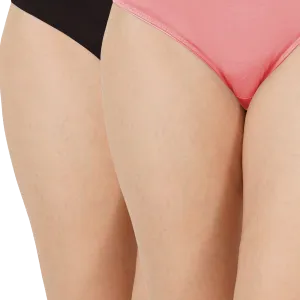 Bamboo Fabric Low Waist Underwear Peach...