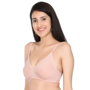 Bamboo Fabric Nursing Bra Maternity Bra For Breast feeding Women | Peach