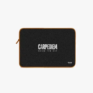"CARPEDIEM- LIVE AT THE MOMENT" Laptop Sleeves:Bold Modern Design for Every Size