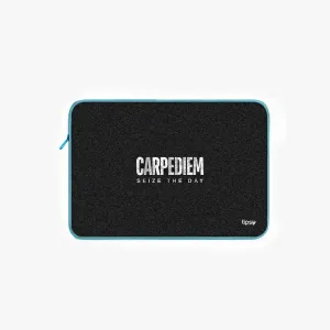 "CARPEDIEM- LIVE AT THE MOMENT" Laptop Sleeves:Bold Modern Design for Every Size