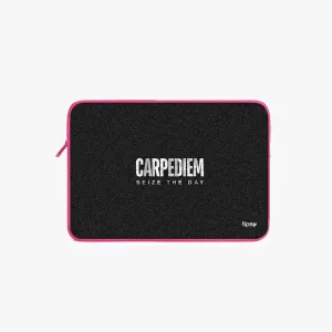 "CARPEDIEM- LIVE AT THE MOMENT" Laptop Sleeves:Bold Modern Design for Every Size