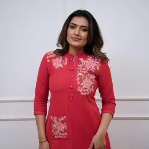 Women's Cotton Printed Straight Kurti Pant Set for Daily Wear