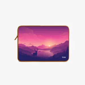 "NATURE CALLING DEER " Laptop Sleeves: Bold Modern Design for Every Size