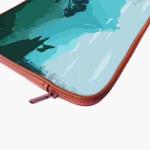 "WOLF IN THE FOREST" Laptop Sleeves: Bold Modern Design for Every Size