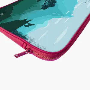 "WOLF IN THE FOREST" Laptop Sleeves: Bold Modern Design for Every Size