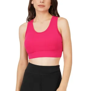 Bamboo Fabric Sports Bra Non Padded Full Coverage for Women