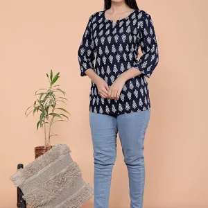 Women's Rayon Printed Stylish Kurta