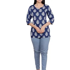 Women's Rayon Printed Stylish Kurta