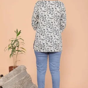 Women's Rayon Printed Stylish Kurta