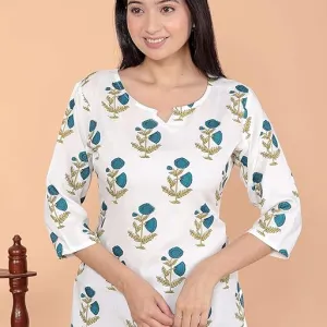 Women's Rayon Printed Stylish Kurta