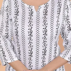 Women's Rayon Printed Stylish Kurta