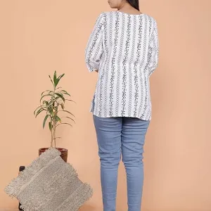 Women's Rayon Printed Stylish Kurta