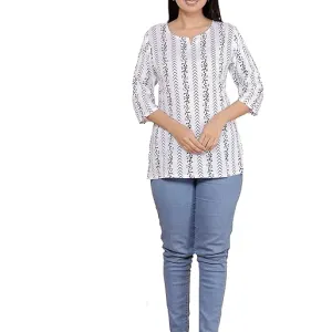 Women's Rayon Printed Stylish Kurta