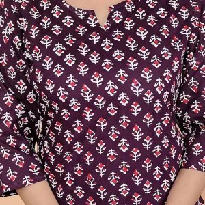 Women's Rayon Printed Stylish Kurta