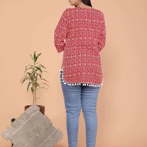 Printed Straight Kurti