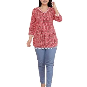 Printed Straight Kurti