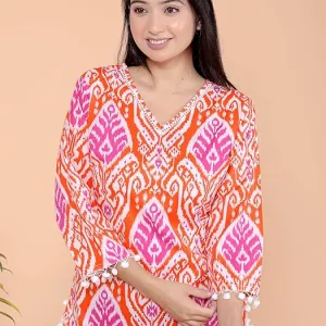 Geometric Printed Straight  Kurti