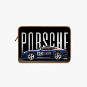 "LEGENDARY PORSCHE" Laptop Sleeves: Bold Modern Design for Every Size