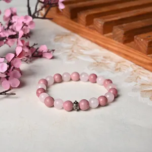 Healing Gemstone Bracelet Rose Quartz an...