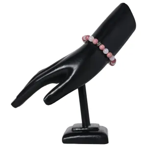 Healing Gemstone Bracelet Rose Quartz and Rhodonite