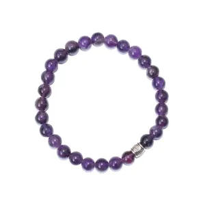 Real Certified Amethyst Stone Healing Bracelet | Powerful Stone For Protection & Inner Cleansing