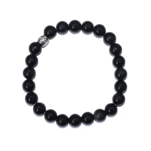 Original Certified Obsidian Bracelet For Balance and Emotional Wellbeing