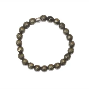 Natural Certified Pyrite Bracelet For Creativity and Energy