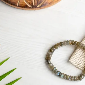 Original Labradorite Bracelet For Stress, Anxiety, Pain And Negative Energy