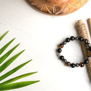 Black Obsidian, Tiger Eye And Hematite B...