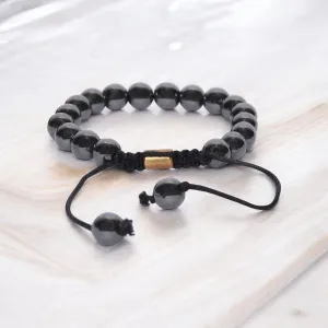 Real Hematite Healing Bracelet For Strong Mind, Grounded Personality And Improved Health