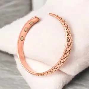 Pure Copper Magnetic Therapy Band - Kada for Arthritis Relief – Adjustable, Stylish Design with 6 Powerful Magnets
