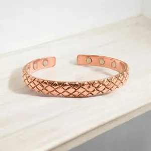 Pure Copper Magnetic Therapy Band - Kada for Arthritis Relief – Adjustable, Stylish Design with 6 Powerful Magnets