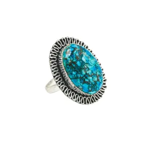 Healing Turquoise Adjustable Ring