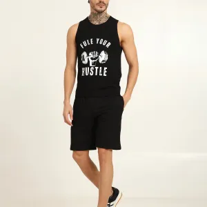 Men's Bamboo Fabric Workout Gym Vest | Black