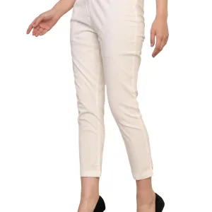 Women’s Linen Palazzo Pants – Effortless Style & Breathable Comfort | White